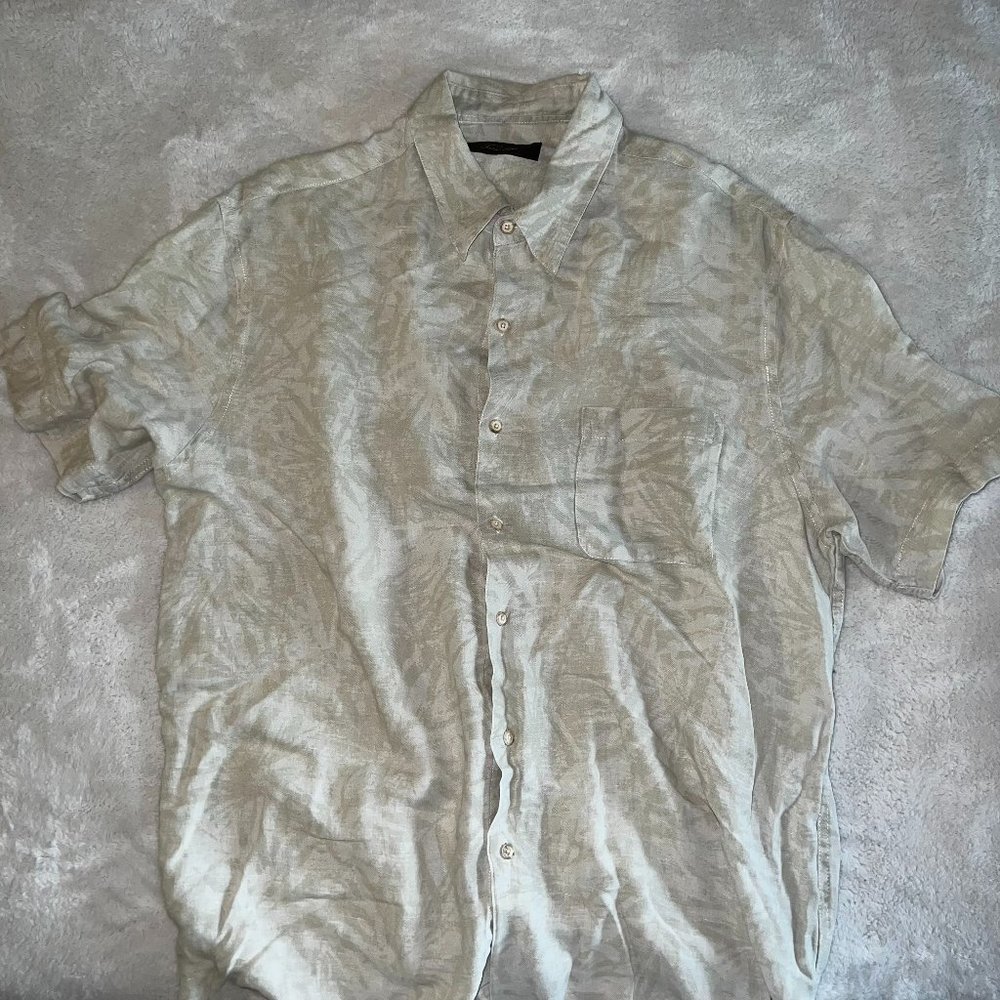 Casual Short Sleeve Button Down Shirt